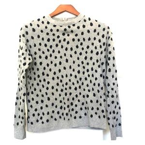 COPY - H&M Gray Leopard Print Sweater XS